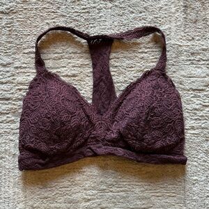 Lace Bralette in Deep Purple